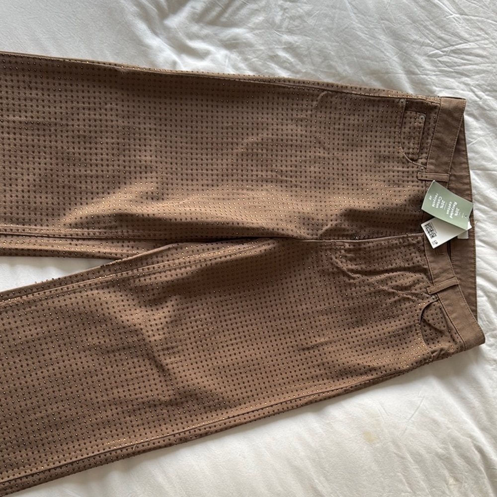 H&M Brown Chinos Cotton Blend Casual